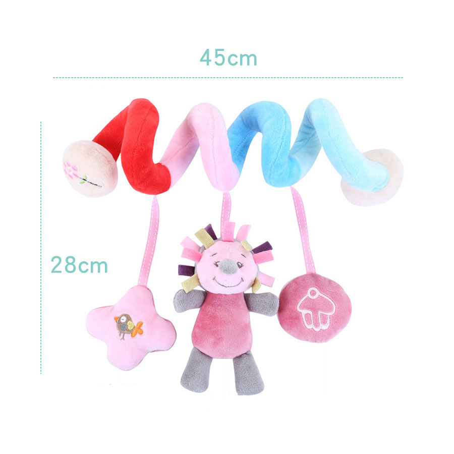 Plush Bb Pendant Car Toy Newborn Wind Chime Bed Hanging Toys for Baby Crib Stroller