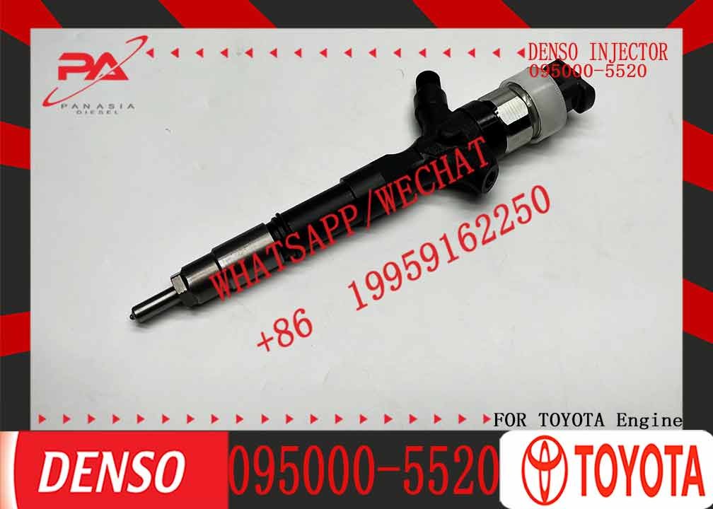 2KD New Diesel Common Rail Fuel Injector 095000-5520 Nozzle Injector 095000 5520 0950005520 for Toyota Hilux