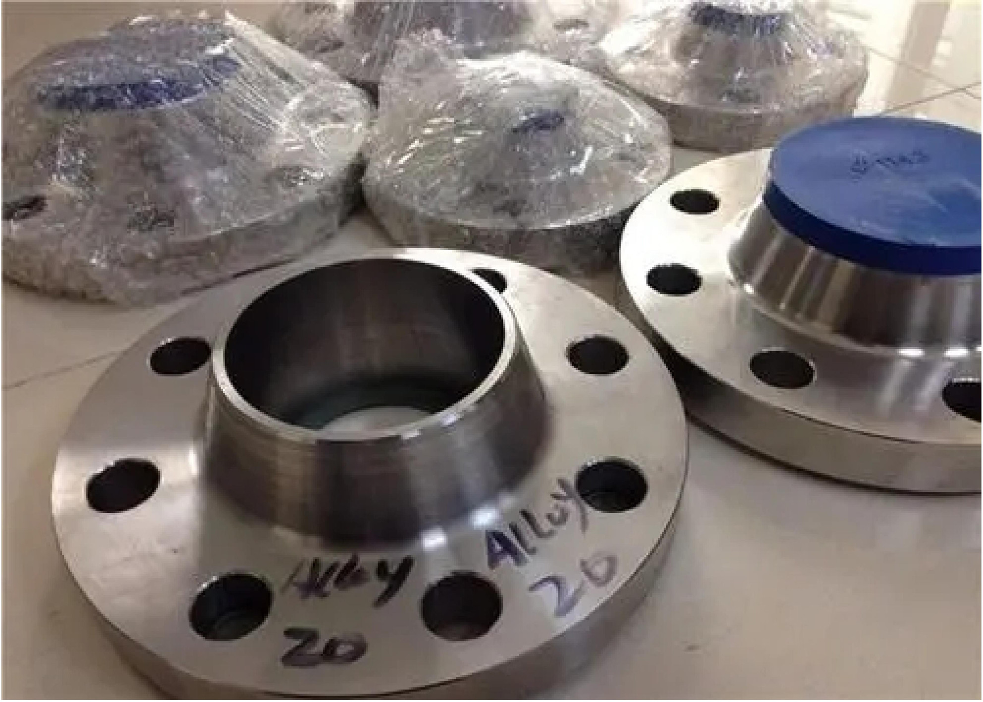 Rj Class1500 4" Sch80s Stainless Steel Welding Neck Flange Astm A182 F51