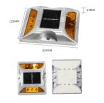 Roadway Safety Aluminum Reflective Solar LED Square Road Flashing Road Stud