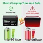RV Solar Lithium Phosphate Battery Marine 12V 8Ah Lead Acid Battery Replacement