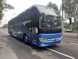 China Double Decker Bus Sightseeing Yutong ZK6148 Rear Engine Coach 56 Seat Leftt Hand Driver factory