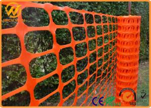 China Flexible Polyethylene Plastic Mesh Fencing Fluorescent Orange Eco Friendly factory