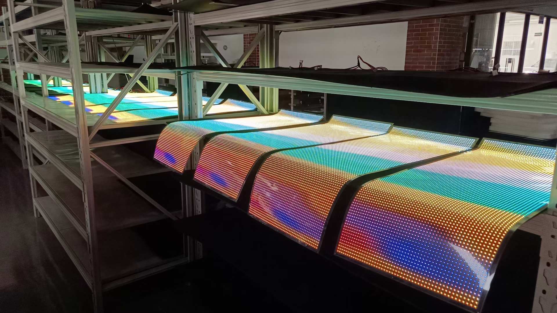 AC100-240V Transparent LED Display Panel Film Multipurpose Stable