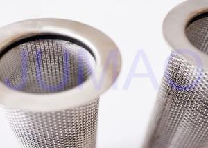 China Stainless Steel Fine-Screen Sintered Filter Elements With Good Strength &amp; Rigidity factory
