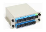 SC APC Plc Fiber Optic Splitter 1X16 Cassette Single Mode