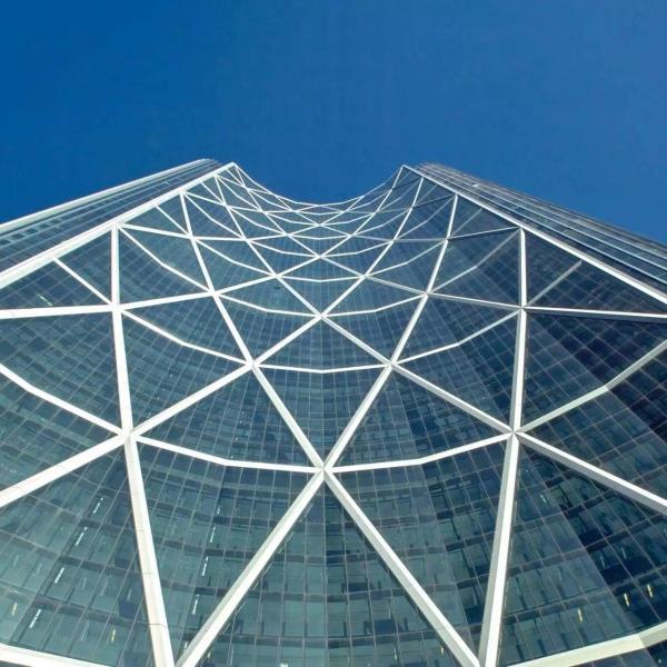 Heat Insulation Glass Curtain Wall / Glass Curtain Wall - Customizable in Any