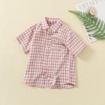 High quality clothing boys plain tops design children shirts Preppy Style cotton