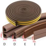 Self Adhesive Weather Seal Closed Cell Soundproof Foam Weather Stripping