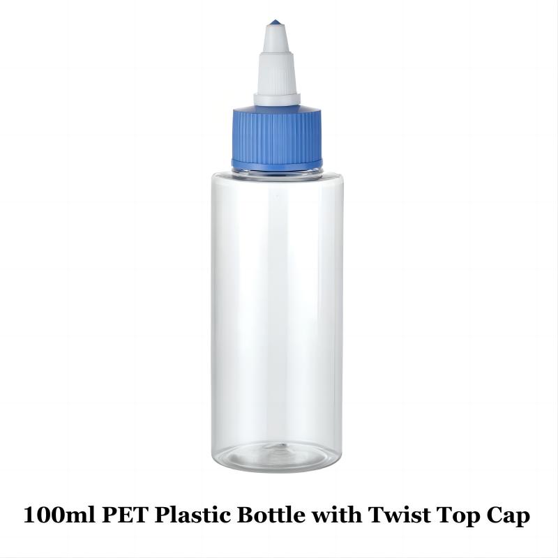 100ml 120ml PET Plastic Bottle with Pump Sprayers for Eco-friendly Cosmetic Packaging