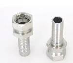 Stainless Jic Thread Fitting One Piece Crimping for Hydraulic Hose Female