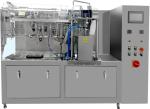 Rotary High Speed Pouch Packing Machine , Preformed Vacuum Zipper Pouch Packing