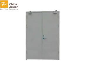 China Powder Coated Custamizable Fire Rated Steel Doors/ Fire Safety Door Right/ Left Open factory
