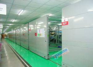 China Mobile Storage Racks / Mobile Pallet Racking For Logistics Distribution Centers factory