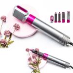 ABS 6 In 1 Detachable Hair Dryer Styler One Step For Straightening Curling