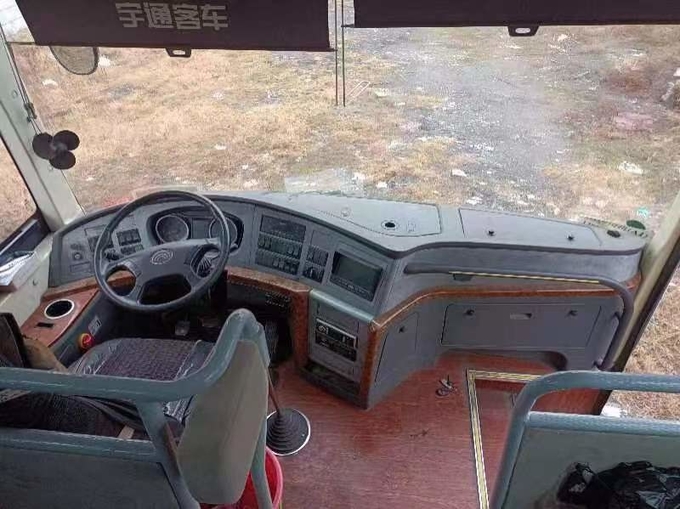 Second Hand Used Yutong Bus ZK6115 Sliding Window 59 Seats Double Doors 2+3 Layout