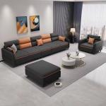 Hotel Living Room Modern Luxury Leather Sofa Sophisticated Craftsman