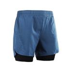 quick dry Wear Resistance Men'S Athletic Clothing Black Lined Running Shorts