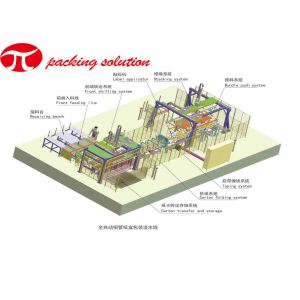 Precision Copper Tube Packaging Line 100mm Handling Auto Labeling