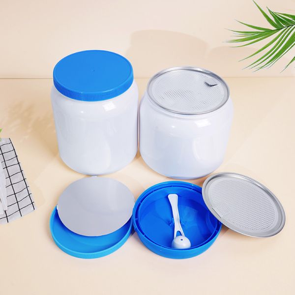 China 500g Organic Whole Camel Milk Powder Easy Open Flip Top Chocolate Whey Isolate Protein Container Pure Organic Fresh Plastic Jars factory