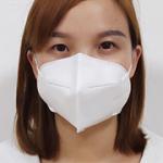 No Valve Active Carbon KN95 Disposable Face Mask , Carbon Filter Respirator Ffp1
