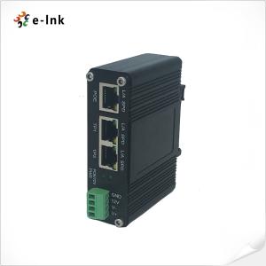 China Fanless Industrial PoE Splitter IEEE 802.3af / At 12VDC output factory