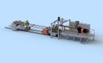 PLA Degradable Polylactic Acid Plastic Sheet Extrusion Line For Lunch Boxes