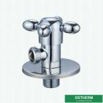 Bathroom G1/2" Thread Brass Chrome Plated Angle Valve Brass Color Coated Popular