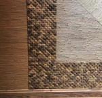 23x23x8mm Coconut shell 3 Feet Natural Fibre Wallpaper
