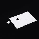Blank Educational Jigsaw Puzzle Irregular Shape OEM