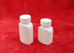 High Density Polyethylene Square Plastic Bottles For Pills Food Packing Stage