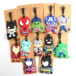 Custom cartoon luggage tag soft silicone luggage tag