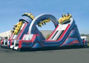 China Wild One Obstacle Course / Bouncy Obstacle Course / Inflatable Obstacle Course For Kids factory