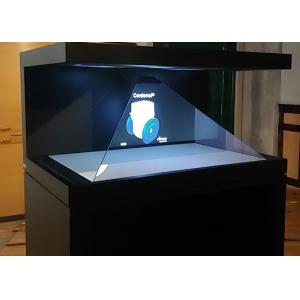3D Holographic Pyramid Projection Display 270 Degree Advertising Player
