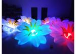 Flower Shape Inflatable Light Tube For Outdoor / Indoor Promotion 2.5m Height