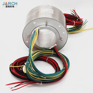 China 4 Circuits 80A 110mm IP68 Through Hole Slip Ring SS304 SS316 factory