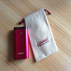 China White Velvet Small Drawstring Pouch , Power Jewelry Pouches With Logo factory