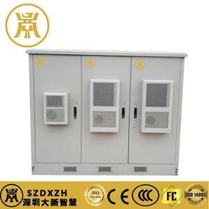China Integrated Outdoor Cabinet With Power System And Battery Storage Three Compartment Cabinet factory