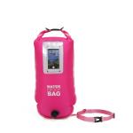 Eco Nylon PVC 20L 28L 35L Triathlon Swimming Buoy With Phone Bag