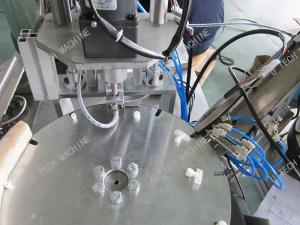 China Aluminum Alloy Cap Assembly Machine / Flip Top Lid Closing Machine Full Automatic factory