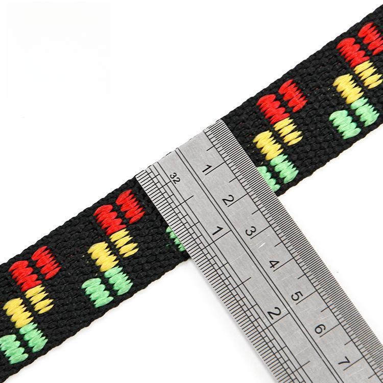 500Lbs 25mm Polypropylene Webbing For Dog Collars Black Webbing