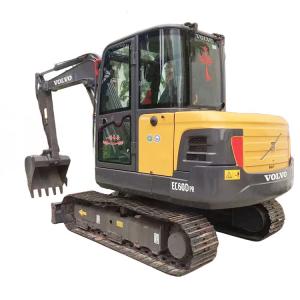 China 2019 Original Used Volvo EC60 6 Ton Excavator in Shanghai for Korea Health Condition factory