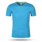 Custom 200gsm Athletic Regular Fit Quick Dry Tee 100% Polyester