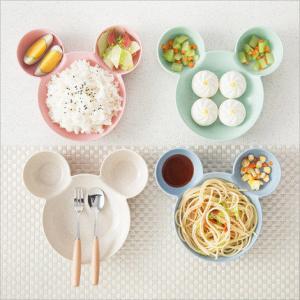 China Kid Cartoon Mouse Lunch Box Children Baby Rice Feeding Bowl Plastic Snack Plate Tableware factory