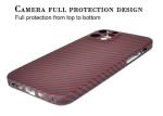 Camera Full Cover Protection Red Aramid Fibre Case For iPhone 12 Pro Carbon Case