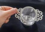 Double Winged Handles Loose Tea Infuser with Food Grade Stainless Steel Lace