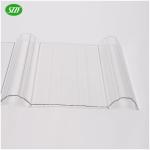 0.8-3mm Corrugated Transparent Roofing 100% zhengfei UV Virgin Material UV