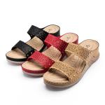 BS088 female slippers 2020 Amazon slippers women hollow rivets wear sandals