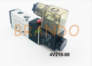 China 200 Series 1/4'' Pneumatic Cylinder Valve 4V210-08 Working Pressure 0.15-0.8MPa factory