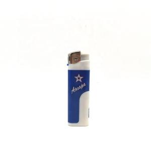 Dy-5820 Unique Cigarette Electronic Gas Lighter With LED Customized
